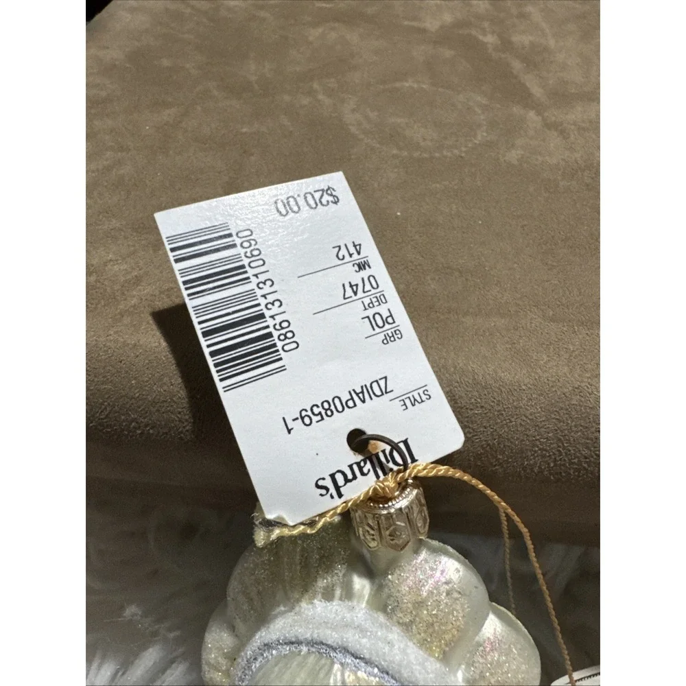 Kurt A Adler Polonaise Snow Sprite Girl Ornament Blue Girl Hand Crafted NWT